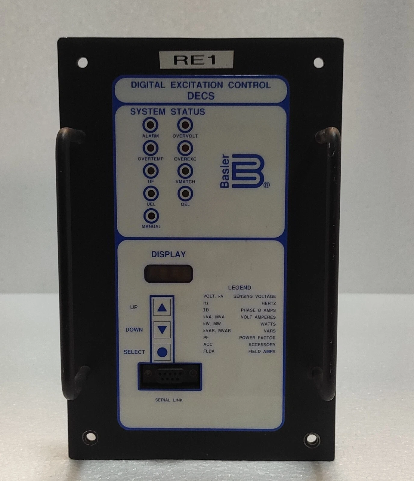 Basler Electric DECS 125-15-B2C1V Digital Excitation Control System Ver 2.0.7